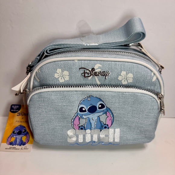 Primark Handbags - NWT Disney x Primark Stitch Crossbody Bag, or Camera Bag. Hibiscus pattern